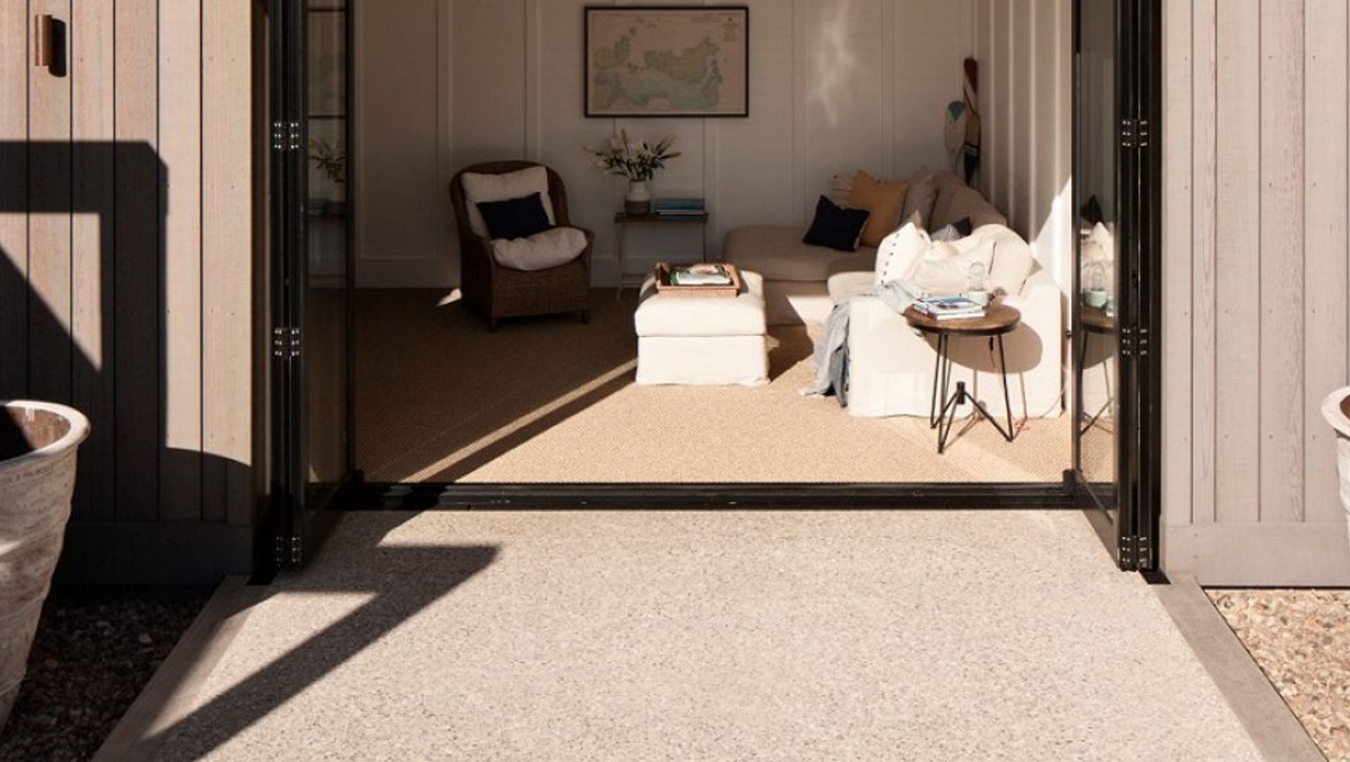 Unique mix design enhances outdoor living in award winning home banner