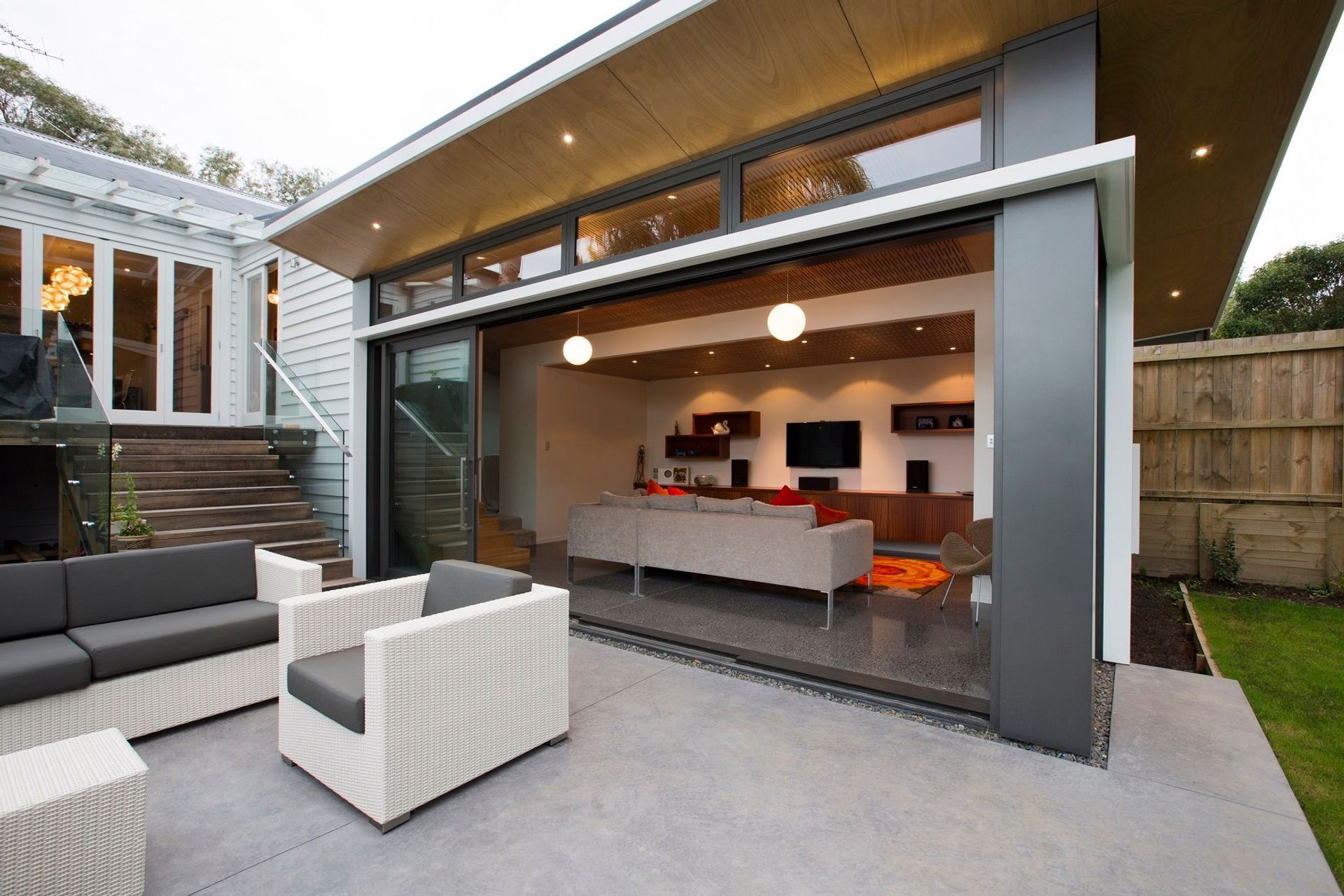 Designer Concrete: Indoor-outdoor space