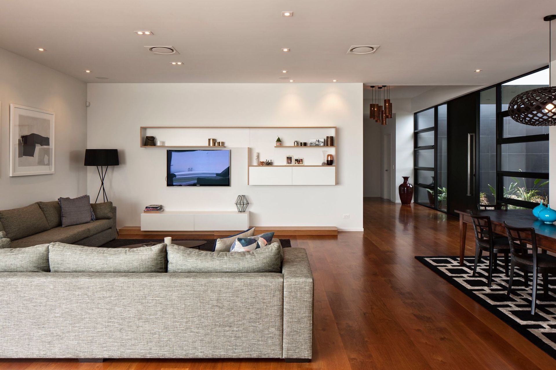 Lounge and dining open-plan area