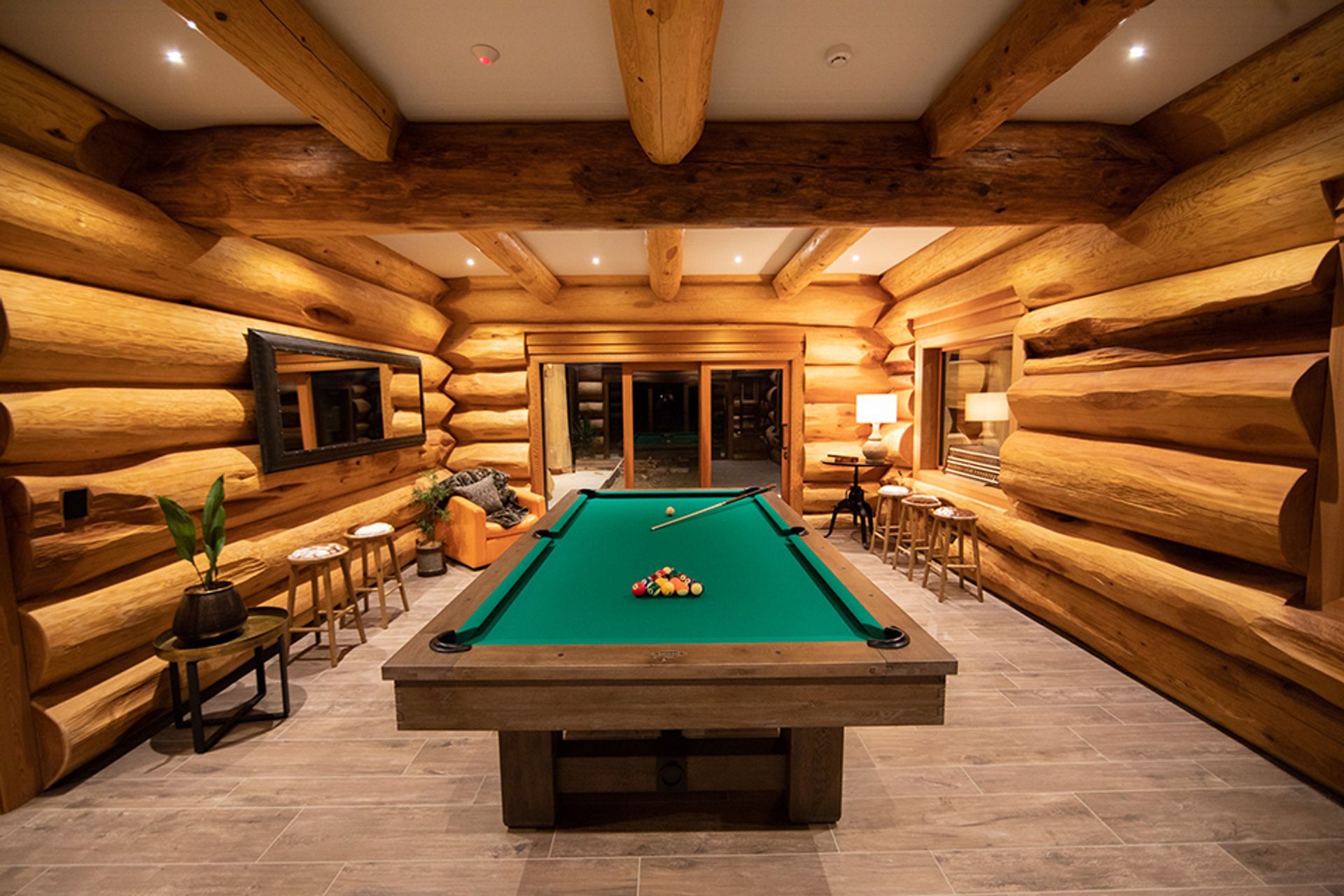 The most complex part of the project was working with the timber frame which is designed to settle and allow for movement in assembly.