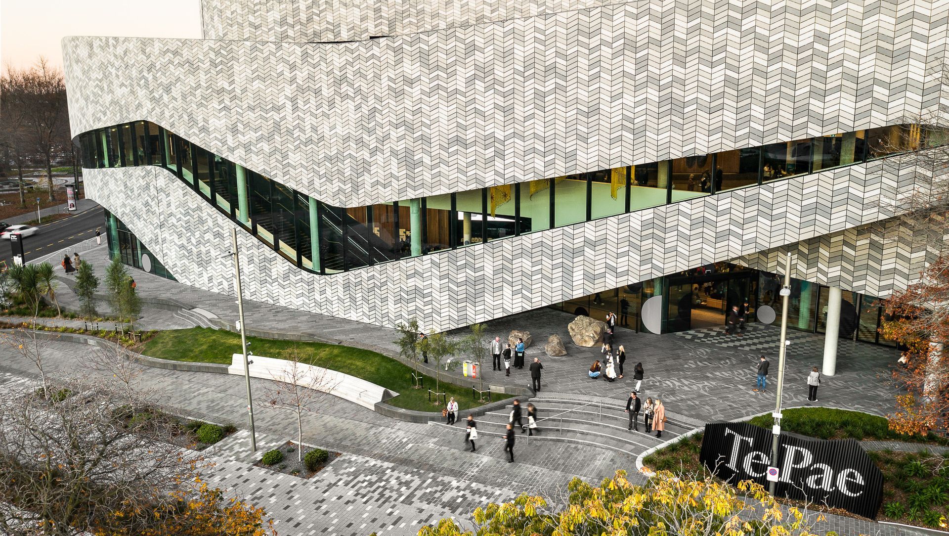 Te Pae Christchurch Convention Centre banner