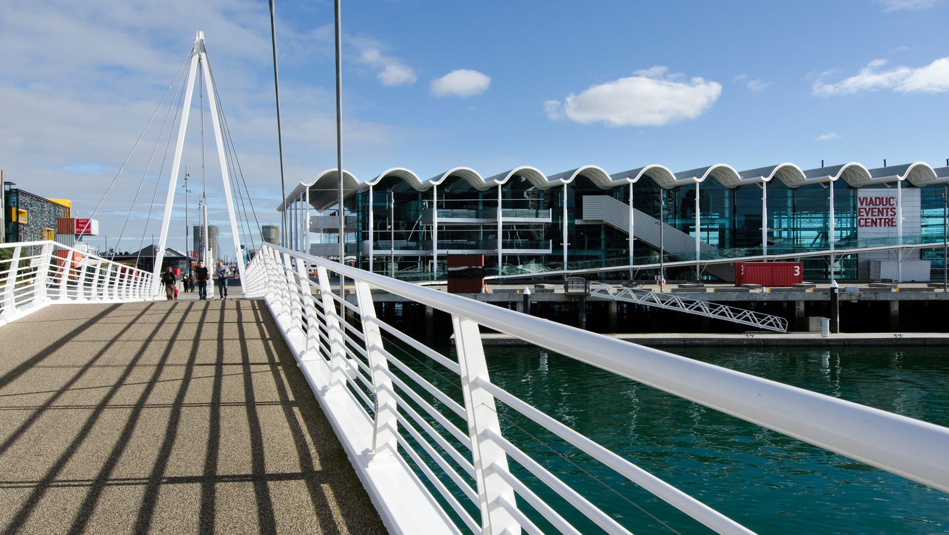 Smart access for the Viaduct Events Centre banner