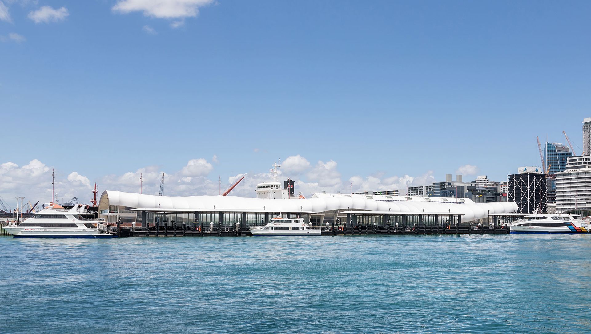 Downtown Auckland Ferry Terminal banner