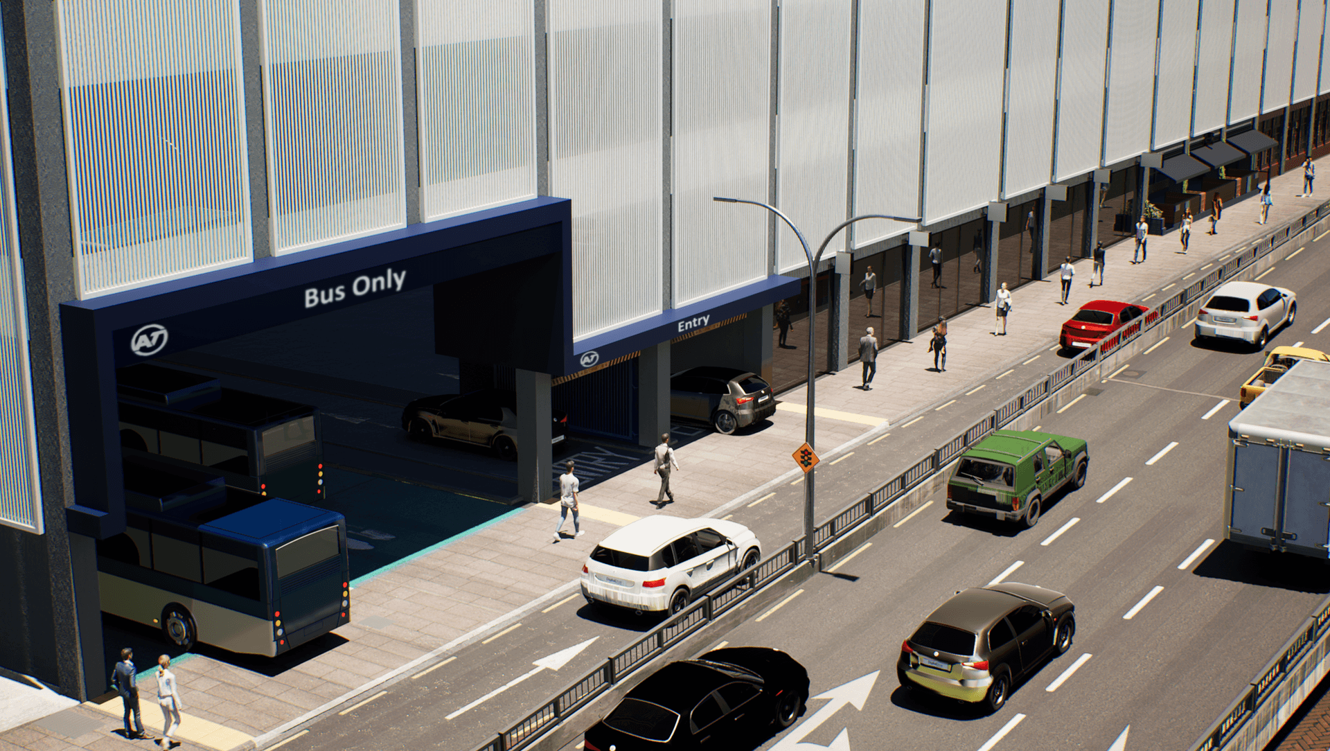 Downtown Carpark banner