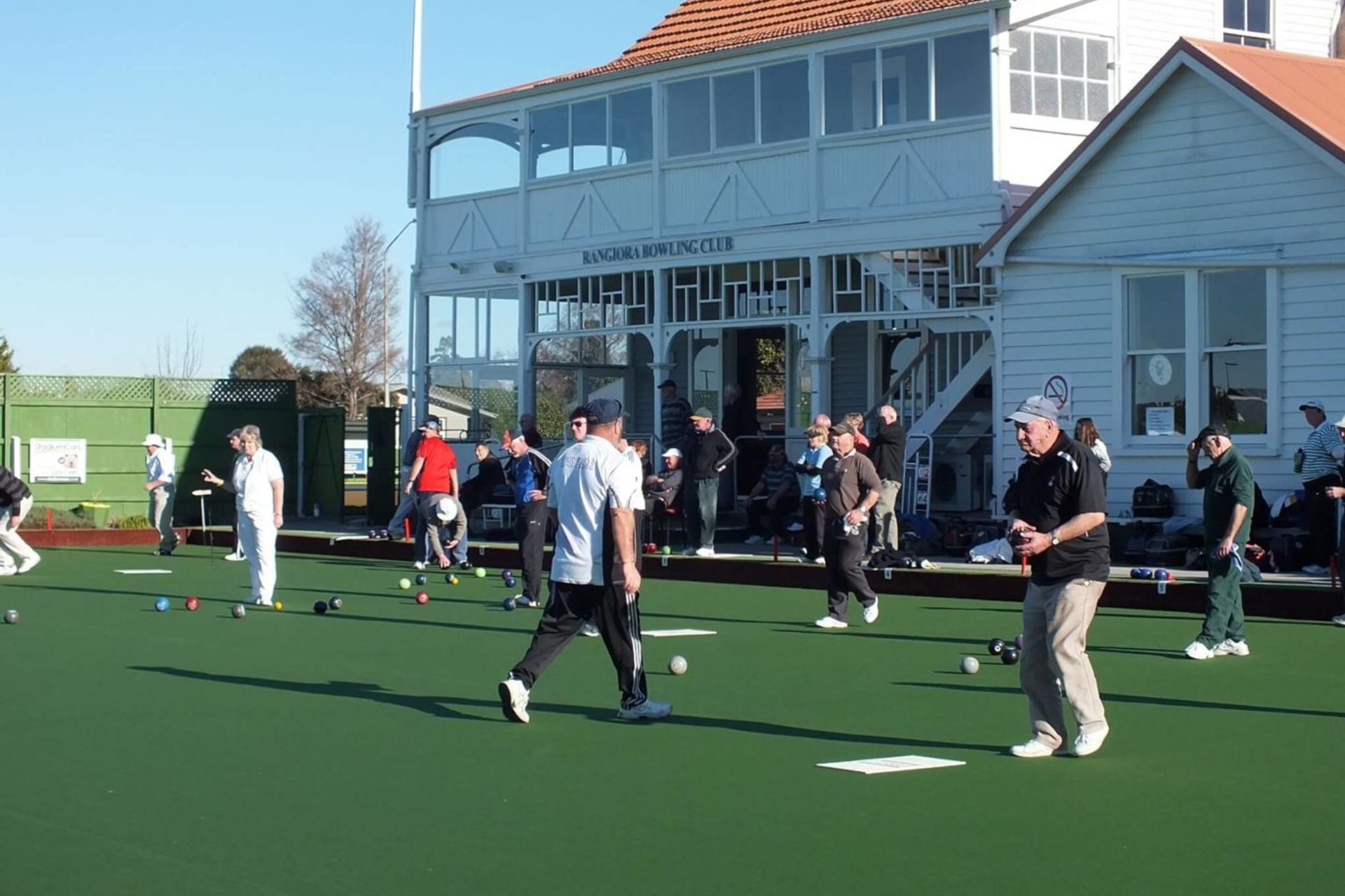 Rangiora BCs GreenWeave woven surface