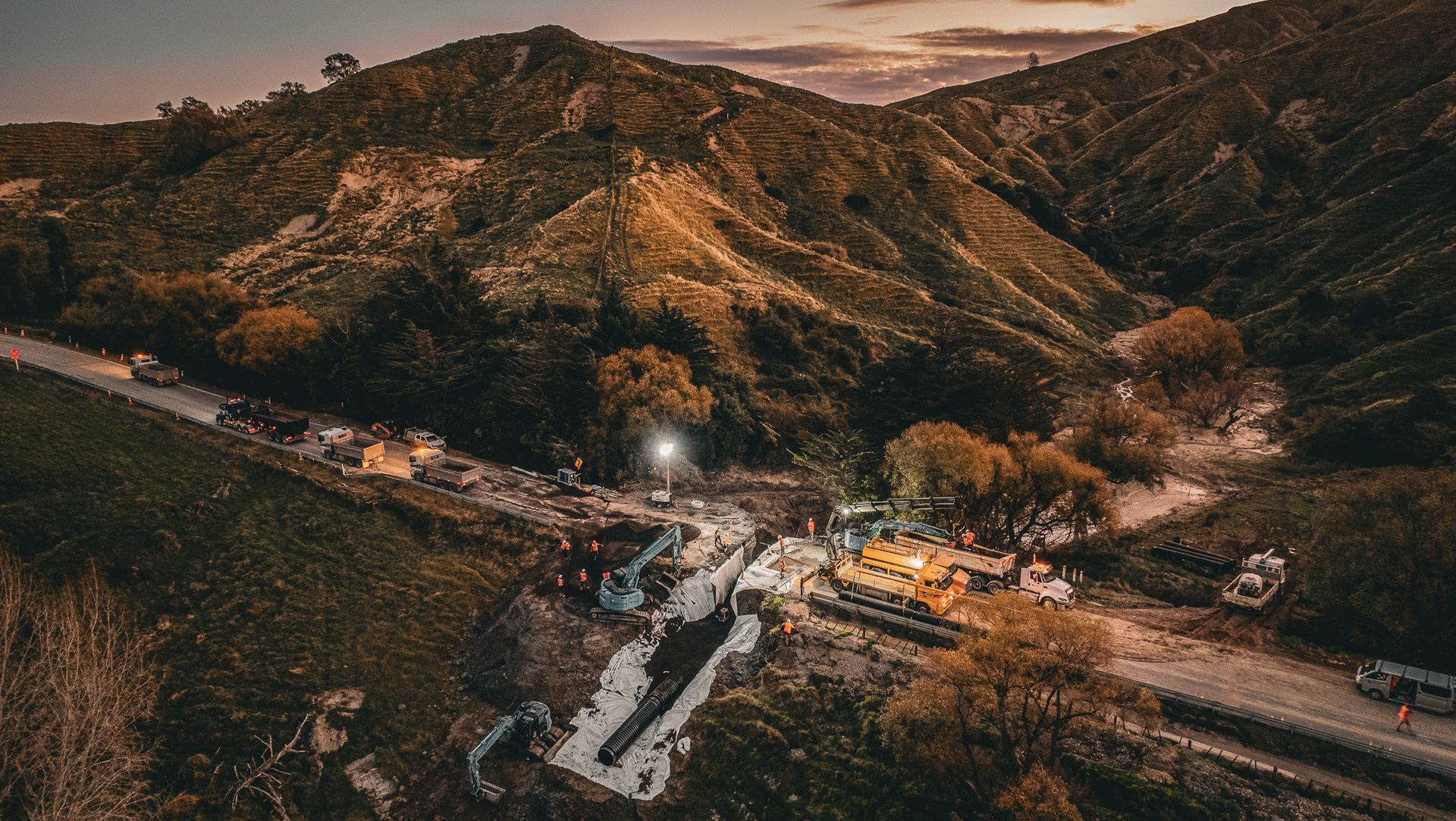 Morere Emergency Culvert Replacement SH2 banner