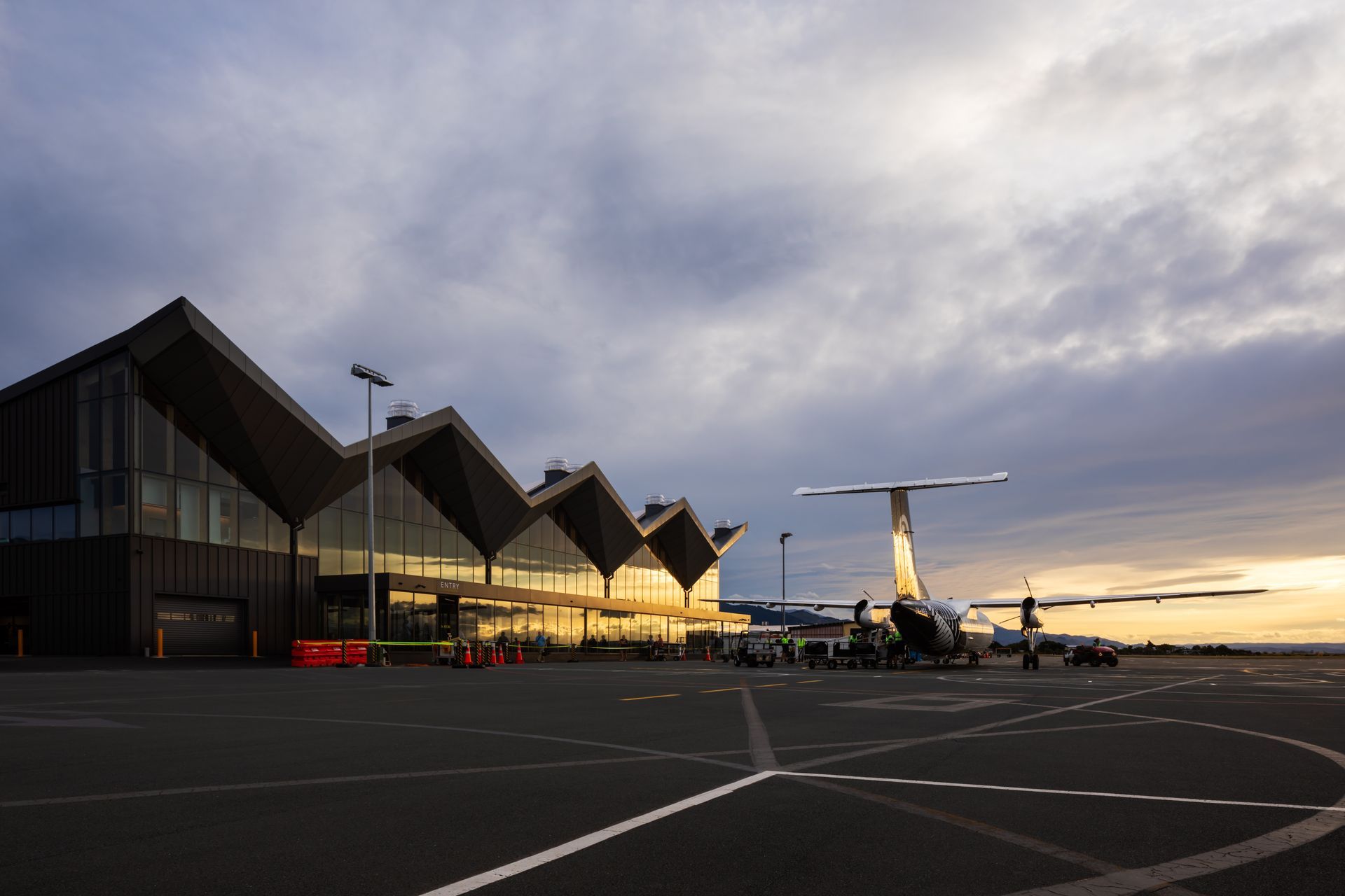 One of the busiest airports in the country, the new terminal at Nelson Airport has been designed to comfortably accommodate projected passenger numbers to 2035.