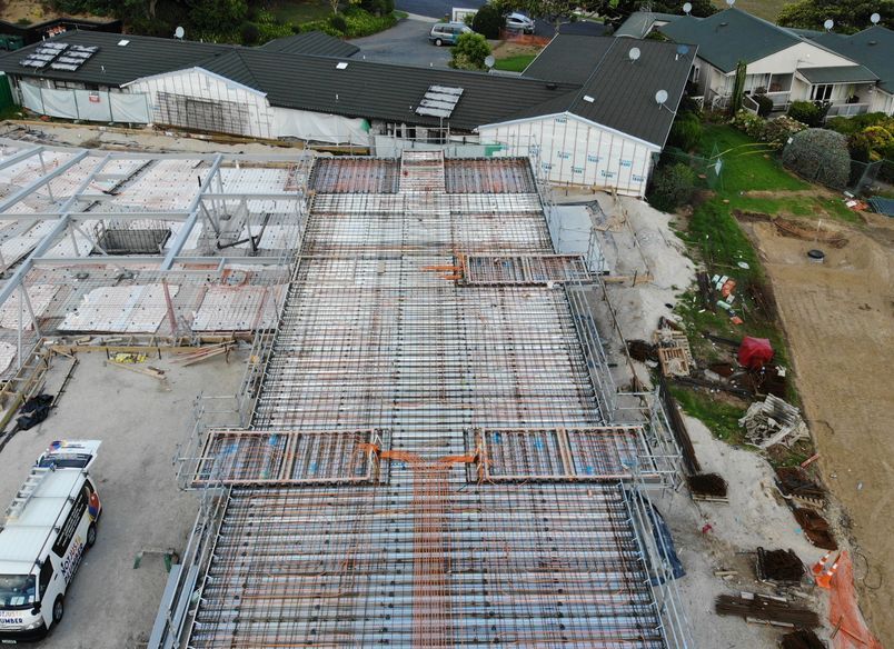 Drone Underfloor Pipe Work