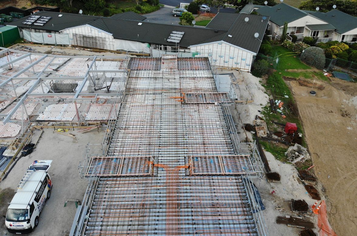 Drone Underfloor Pipe Work