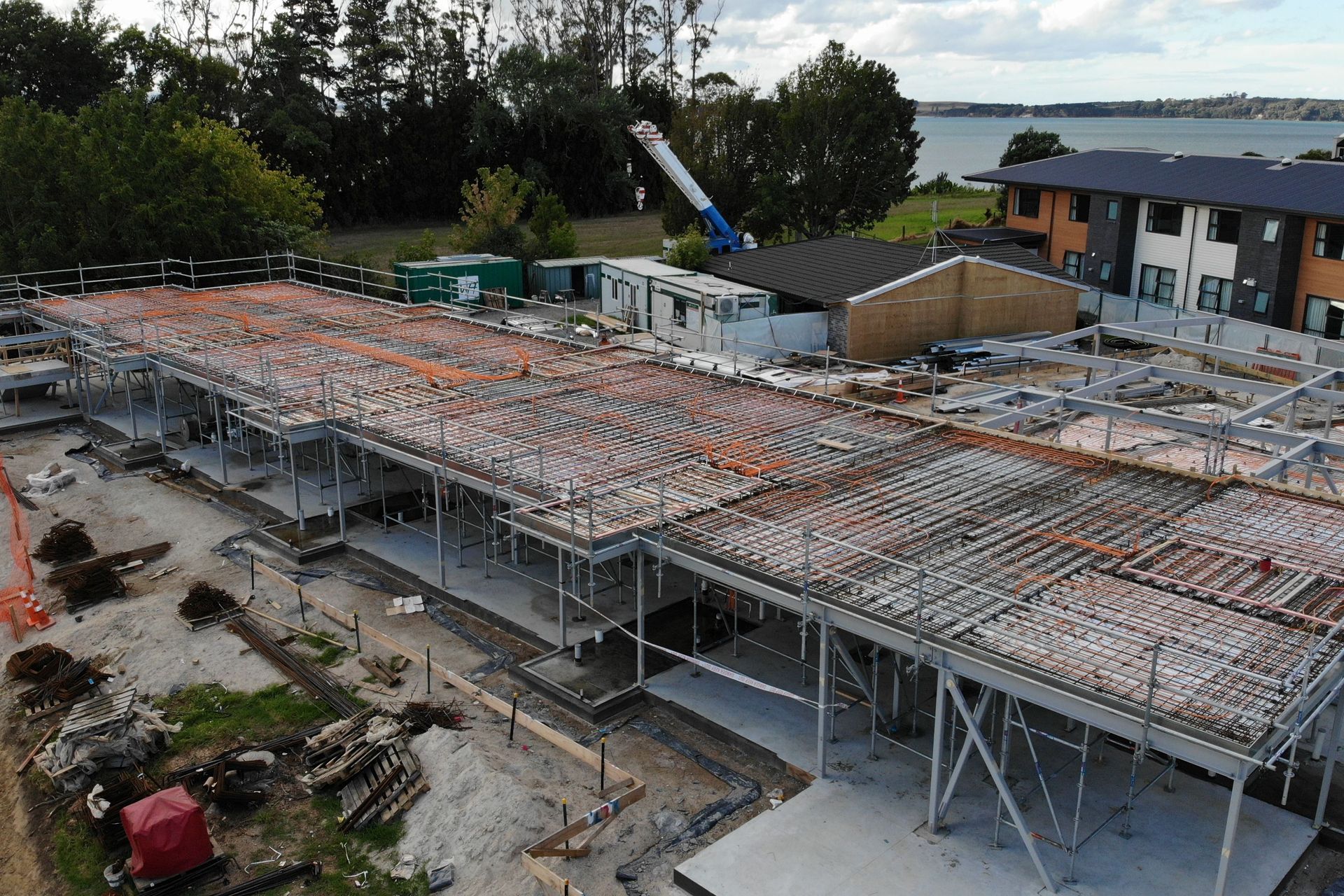 Drone Underfloor Pipe Work