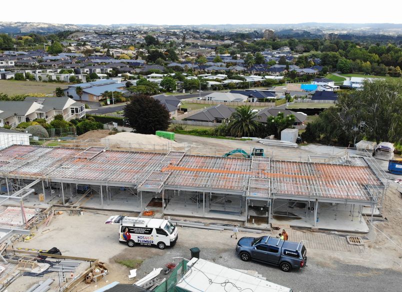 Drone Underfloor Pipe Work