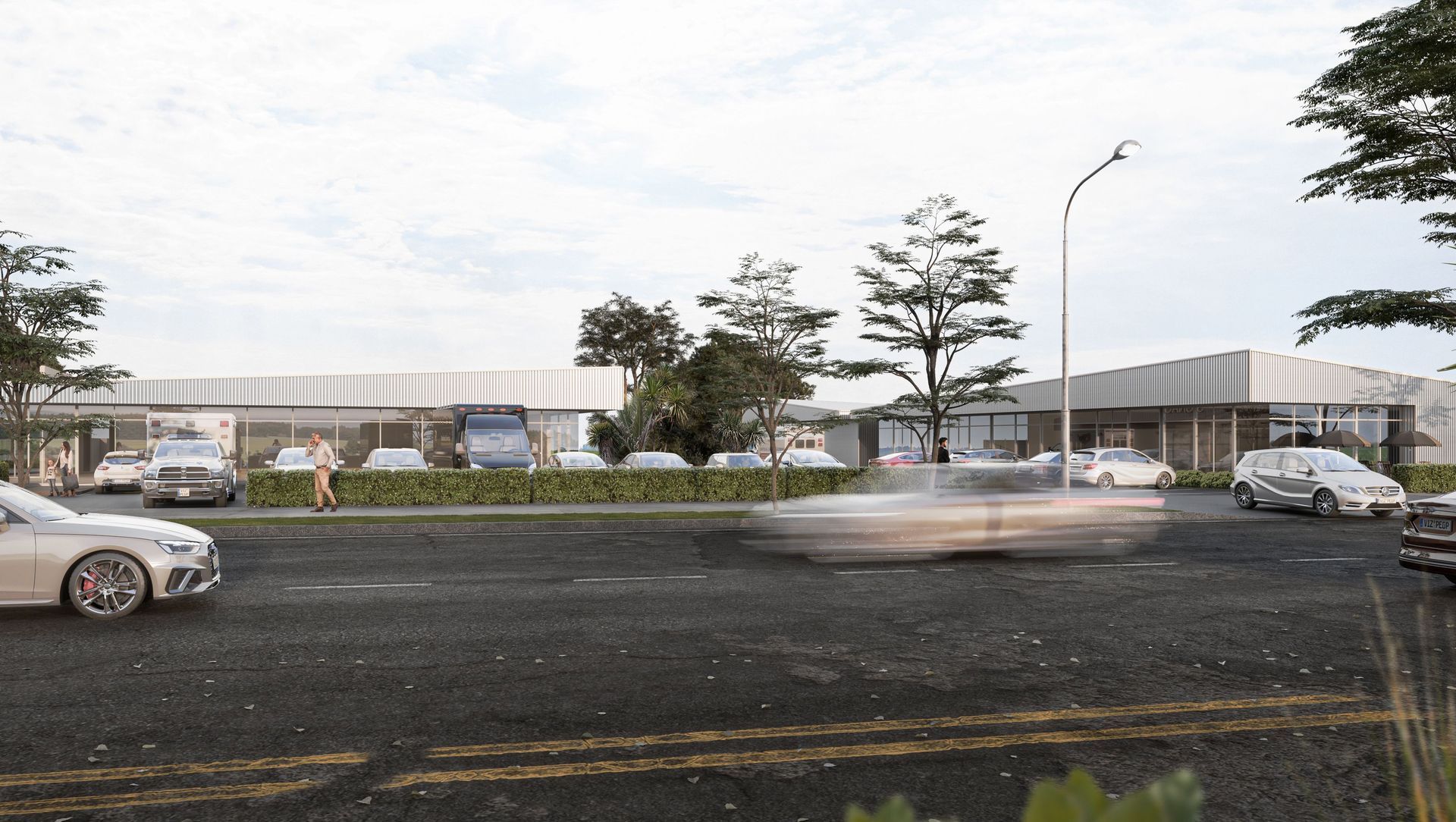 Lockerbie Commercial Village banner