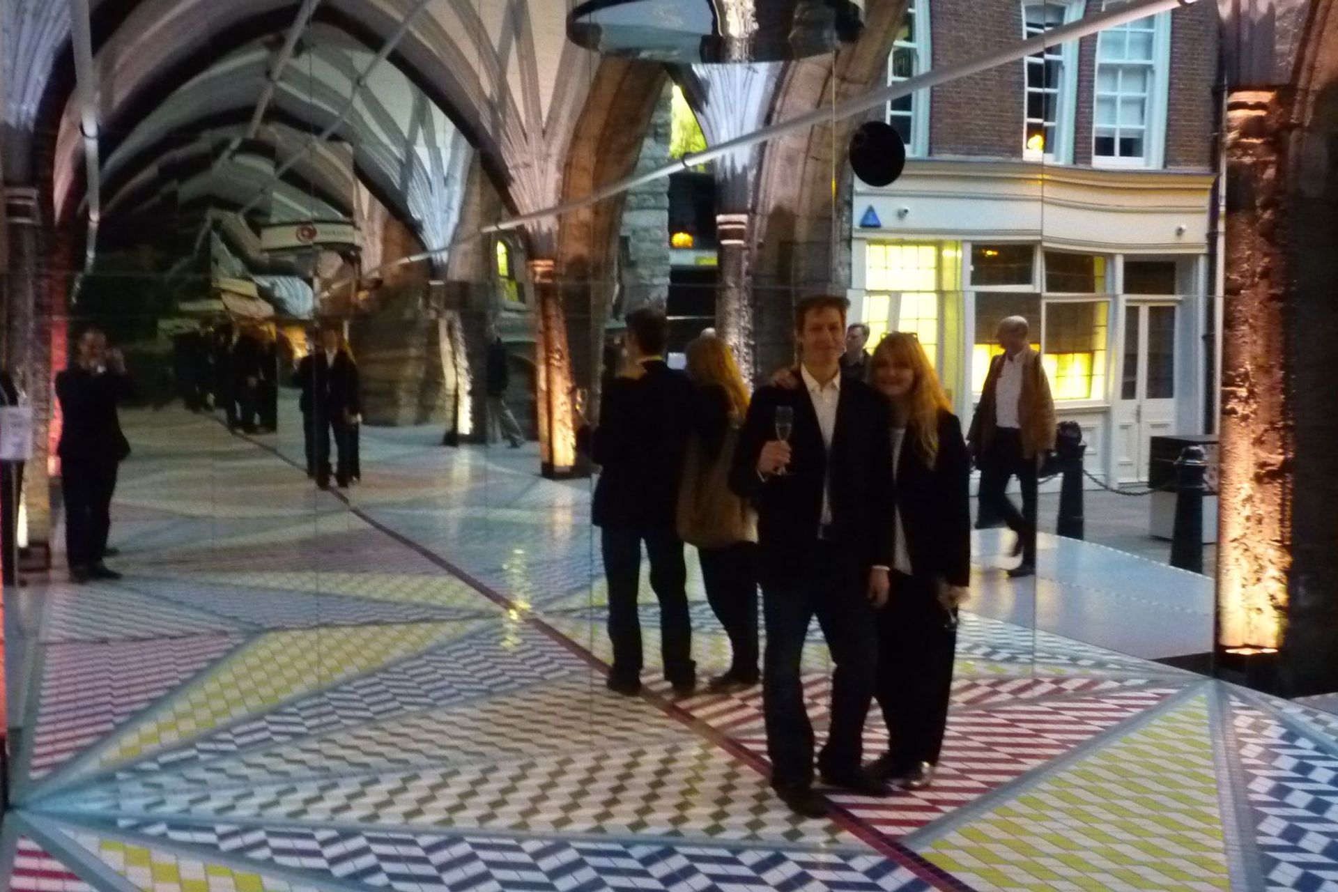 The Hughe mirror giving the infinity effect, hence 'Tile 'Mile'