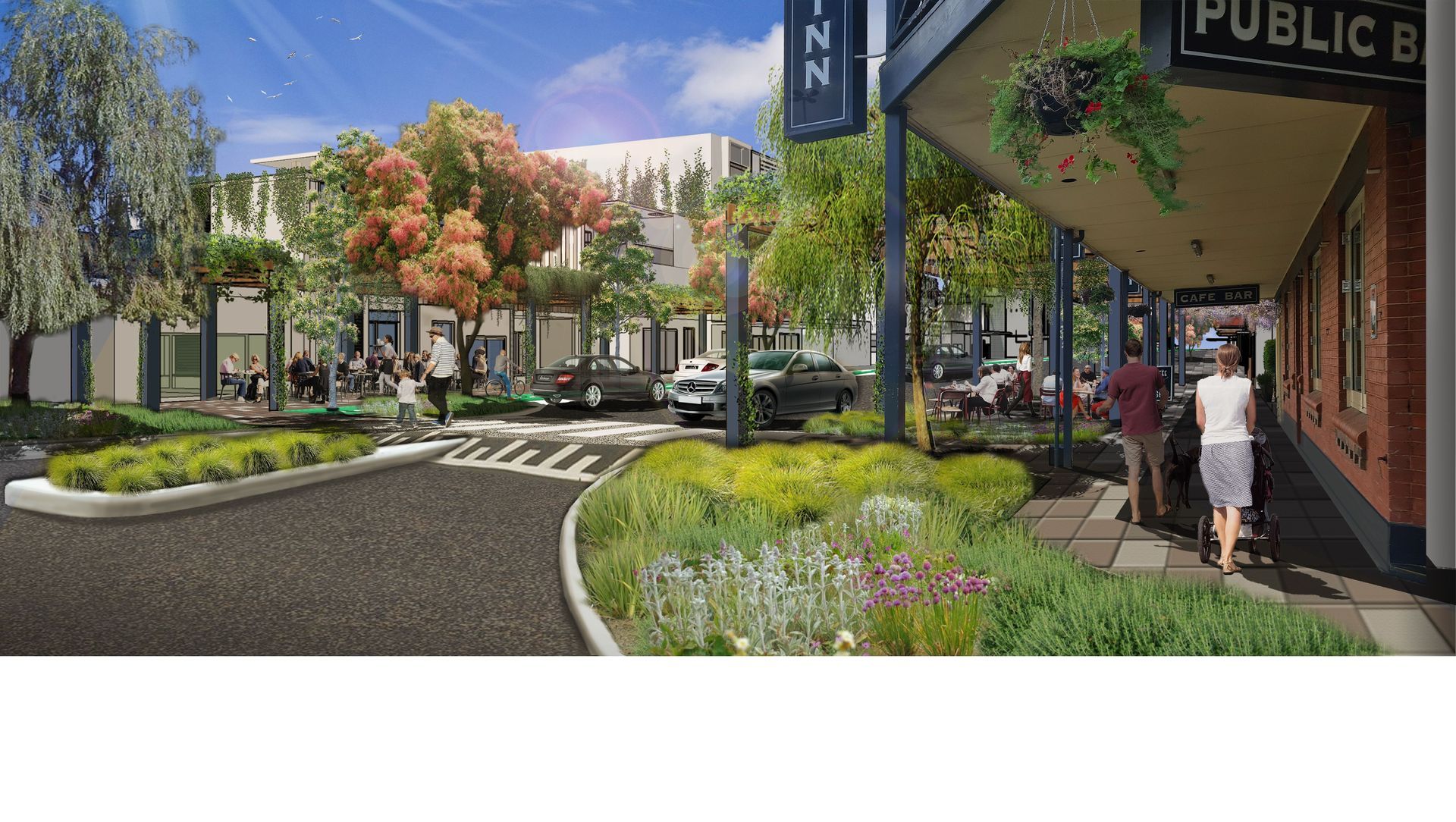 Meninya Street Moama Concept Design banner