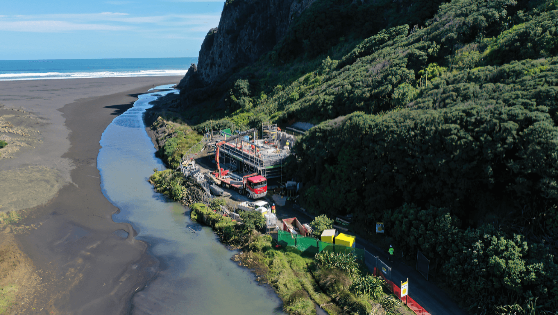 Karekare Surf Club banner
