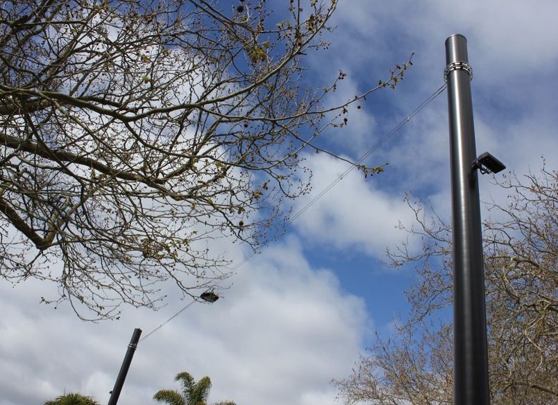 Franklin Road wire catenary lighting