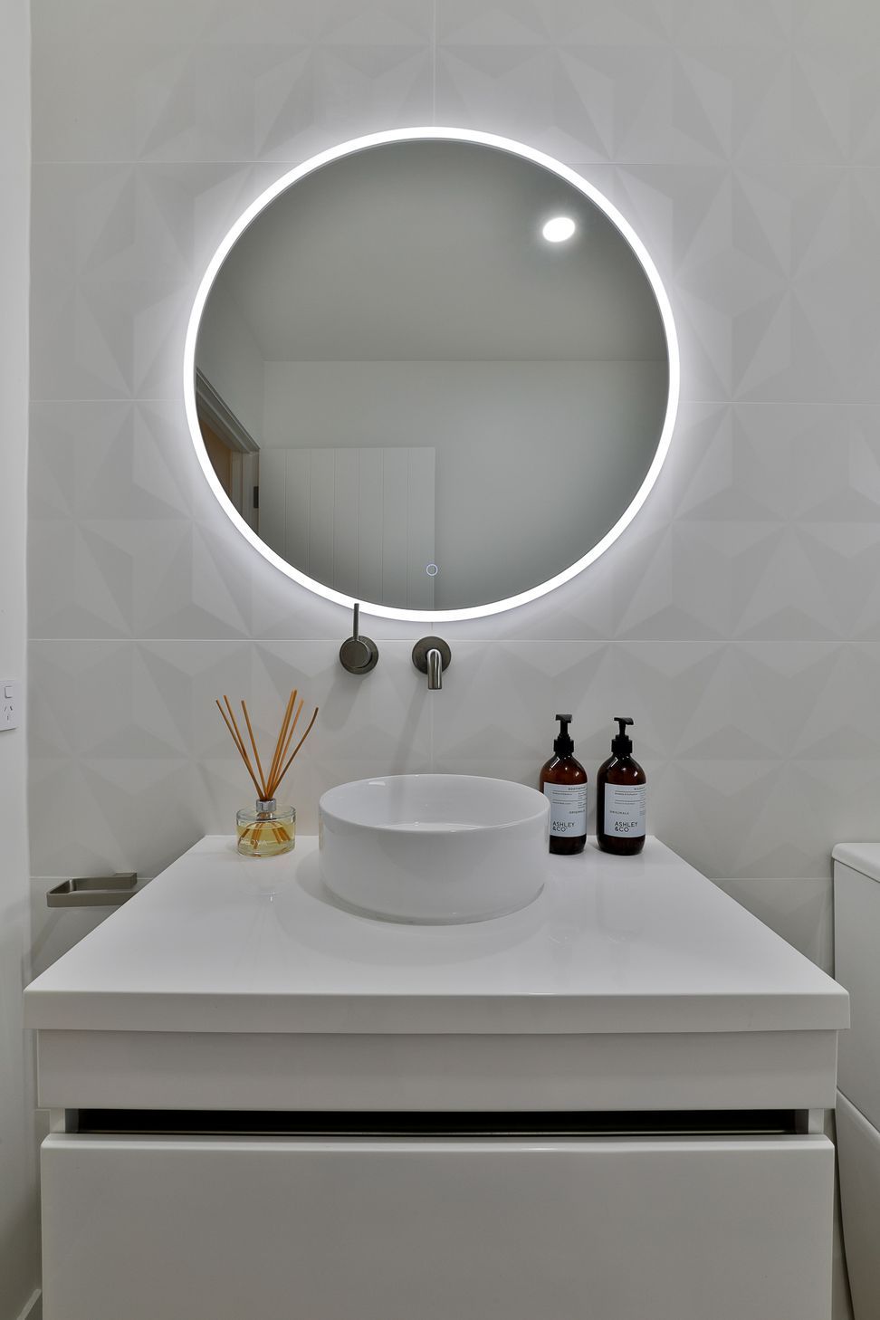 4D Diamond White 400x800mm wall