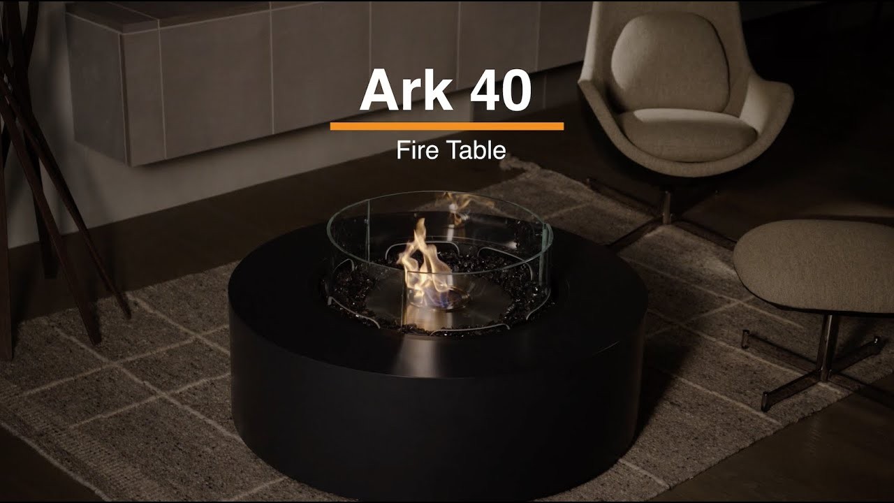 EcoSmart™ Ark 40 Round Fire Pit Table gallery detail image