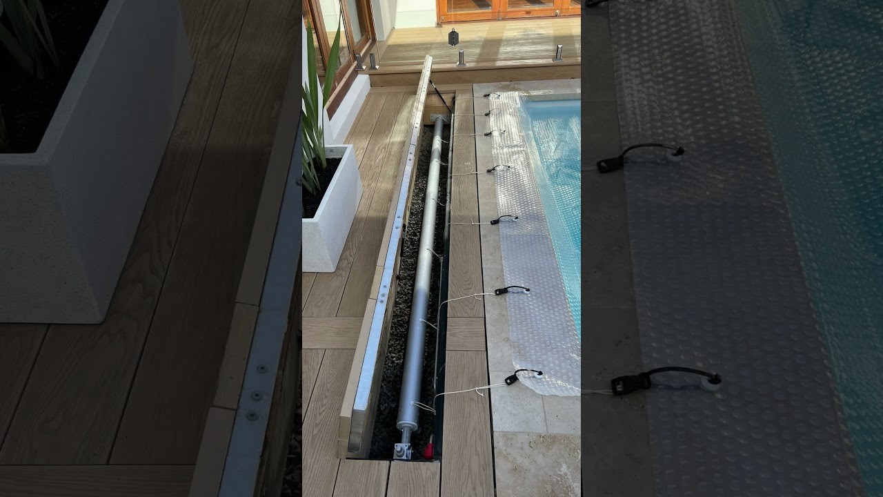 Under Deck UnderCover® Concealed Pool Cover - Powered gallery detail image