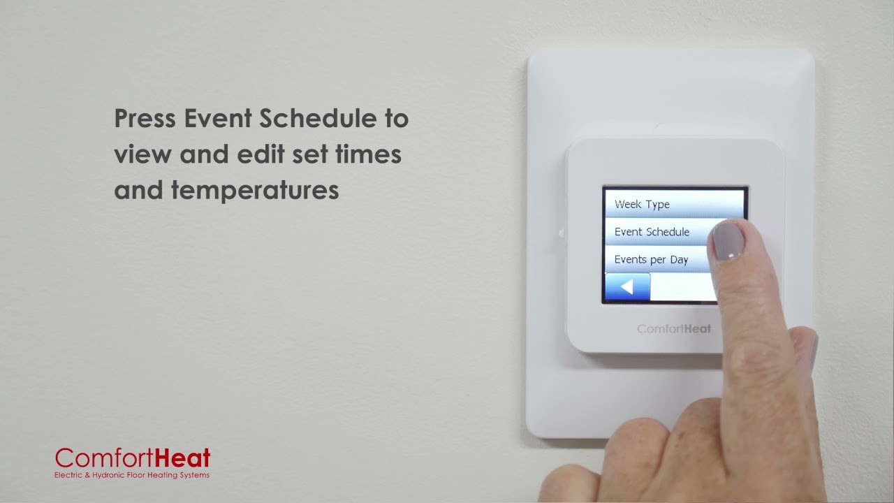 MWD5 - Programmable WiFi Thermostat | Controls gallery detail image