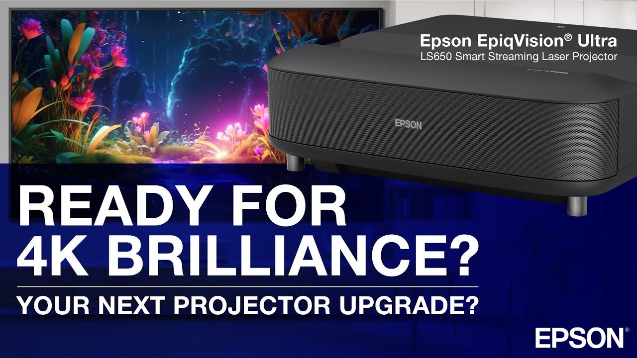 Epson EpiqVision Ultra LS650 reaming Laser Projector gallery detail image
