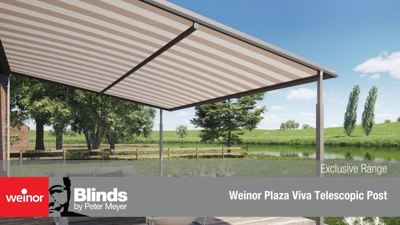 Weinor Plaza Viva + Vertitex II Patio Roof + Exterior Roller Blind gallery detail image