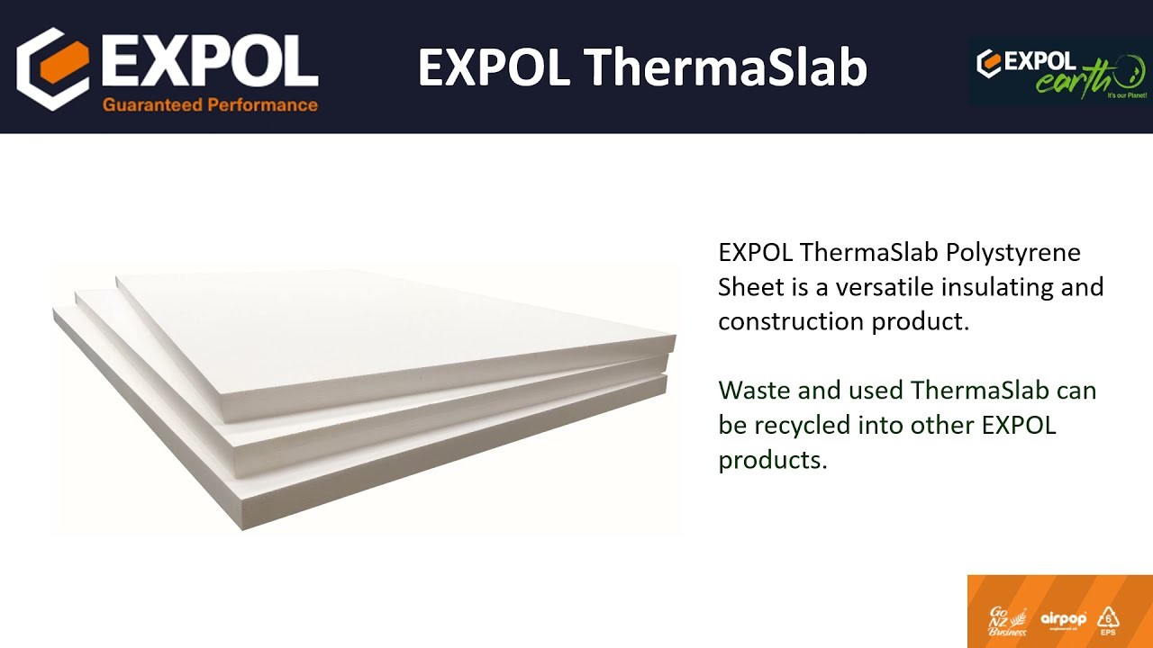 EXPOL ThermaSlab Polystyrene Sheet gallery detail image