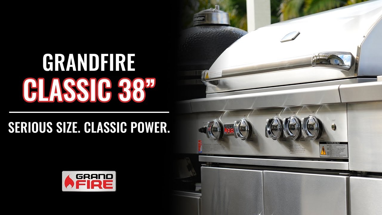 Grandfire Classic - 38″ Gas BBQ Head Unit For In-Built gallery detail image