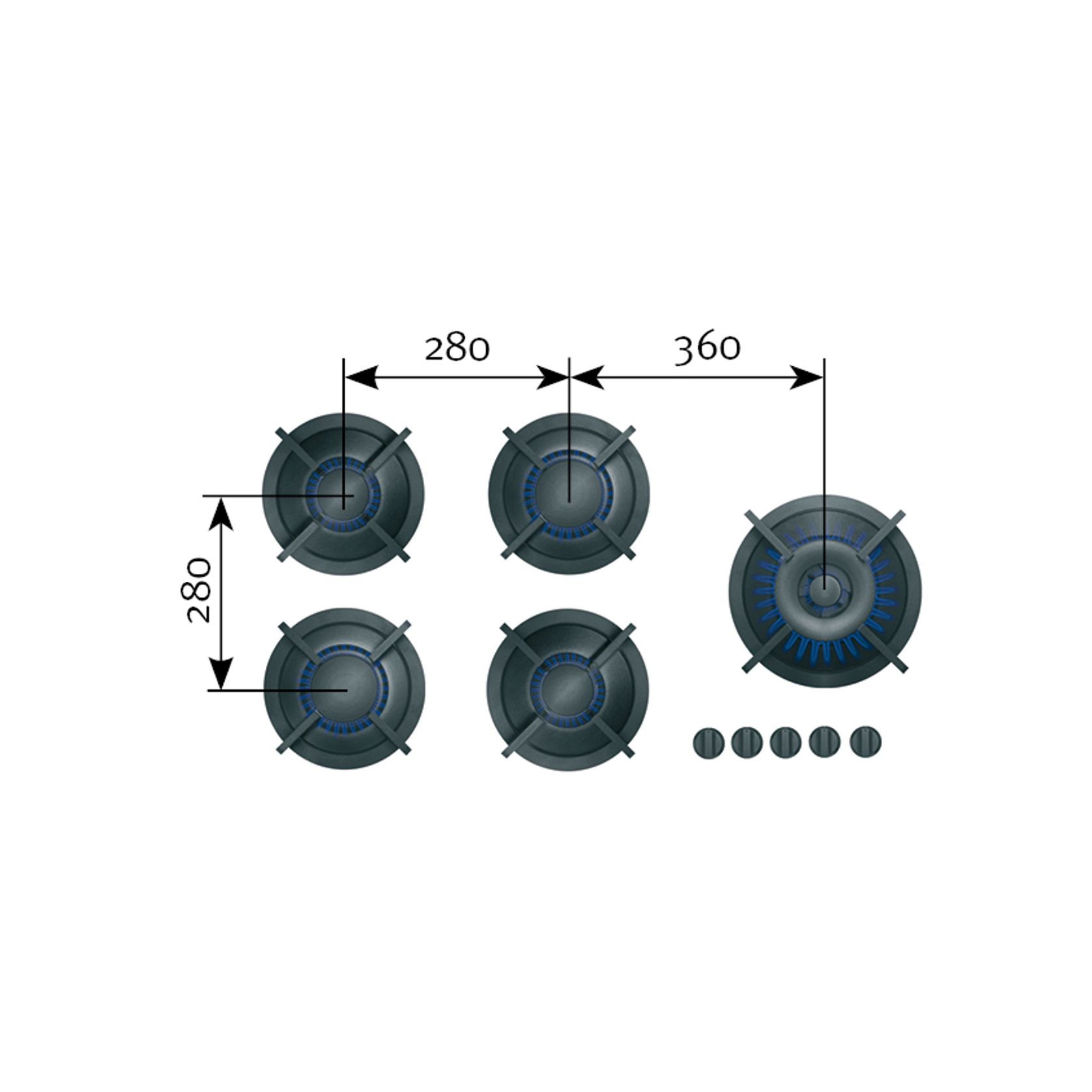 Ebeko Five PITT Burner gallery detail image