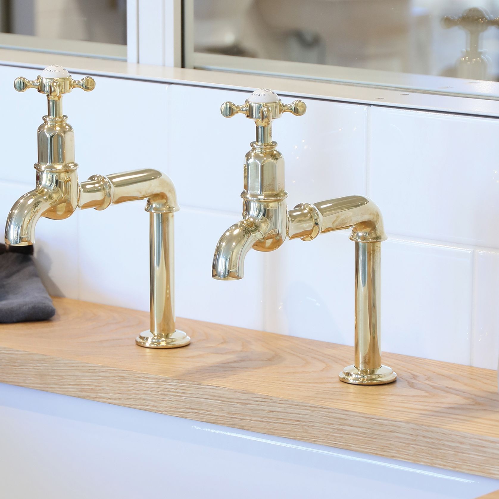 Perrin & Rowe Mayan bibcock kitchen taps with levers gallery detail image