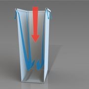 Soft Close Bin Storage - 1 x 40 litre buckets - Door Pull gallery detail image