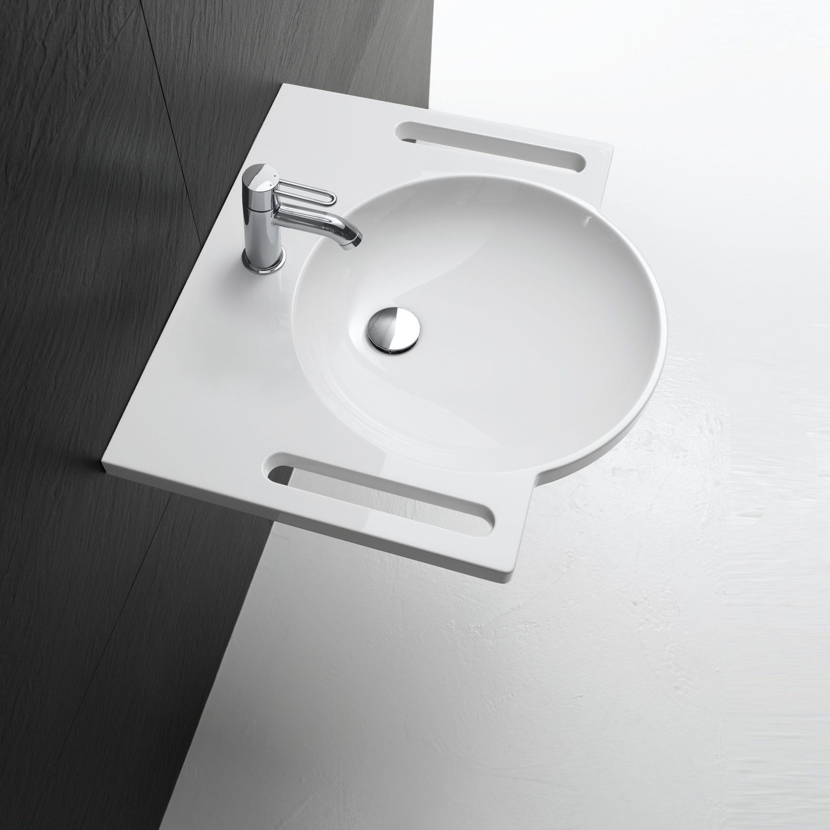 HEWI Washbasin 950.11.101 - 600mm wide gallery detail image