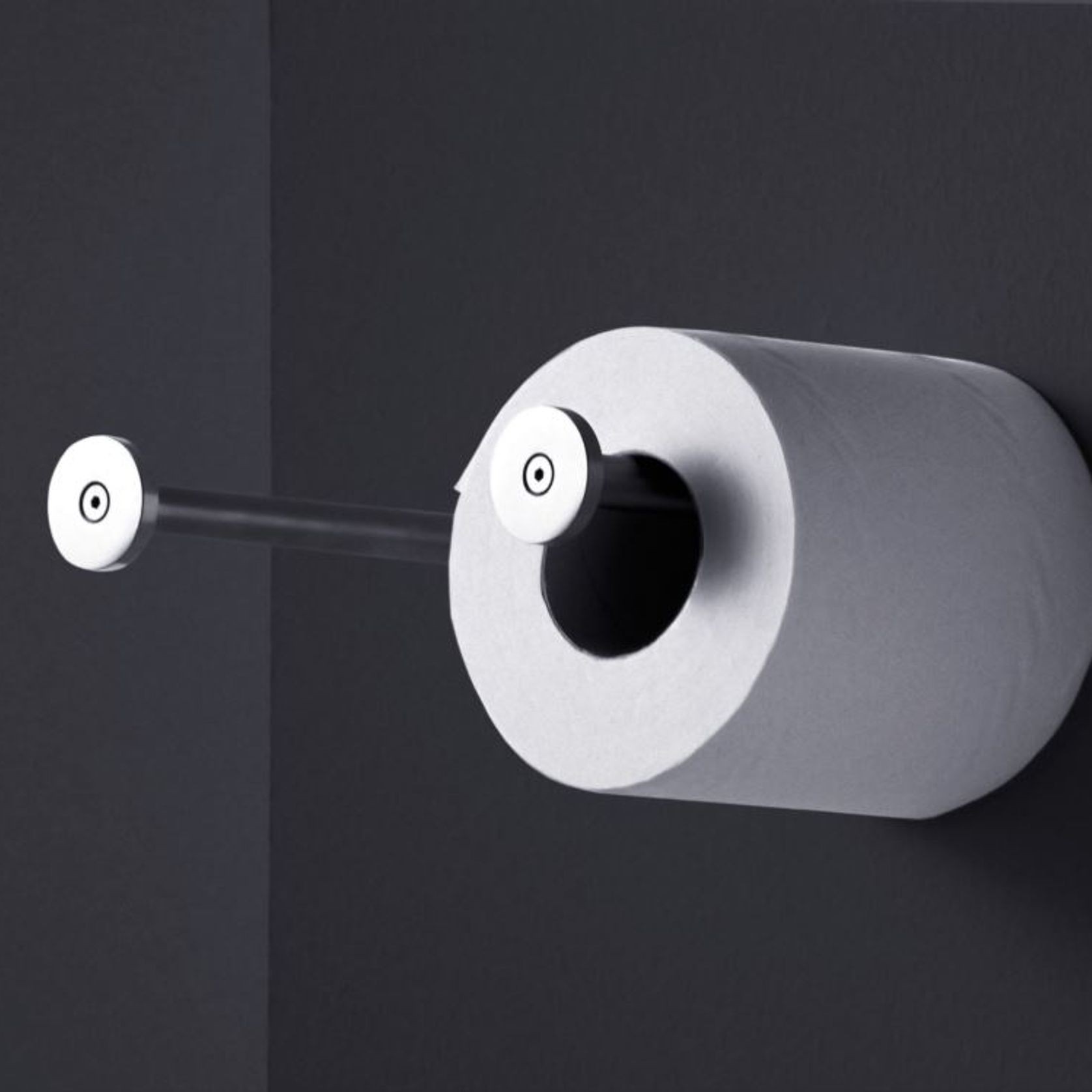 Minimal Toilet Roll Holder by Boffi gallery detail image