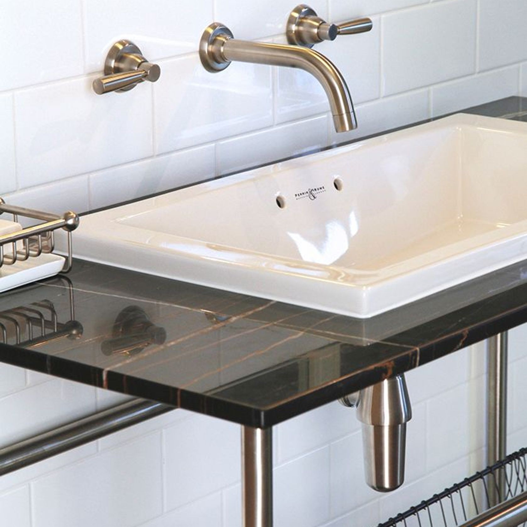 Perrin & Rowe Contemporary Rectangular Basin gallery detail image