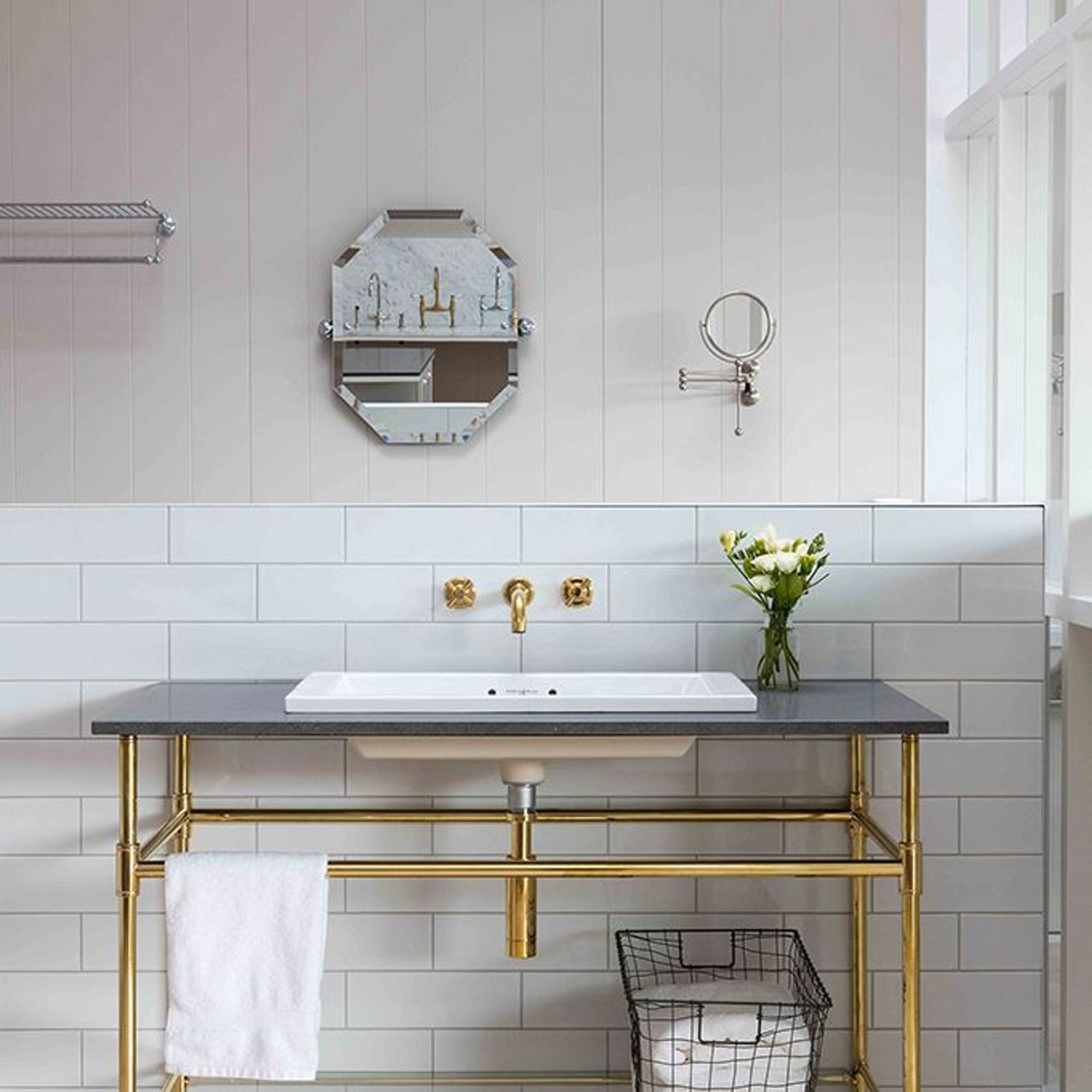 Perrin & Rowe Contemporary Rectangular Basin gallery detail image