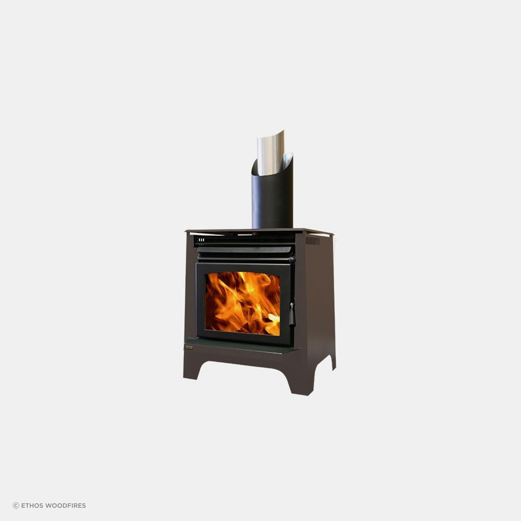 Phoenix Freestanding Wood Fireplace gallery detail image
