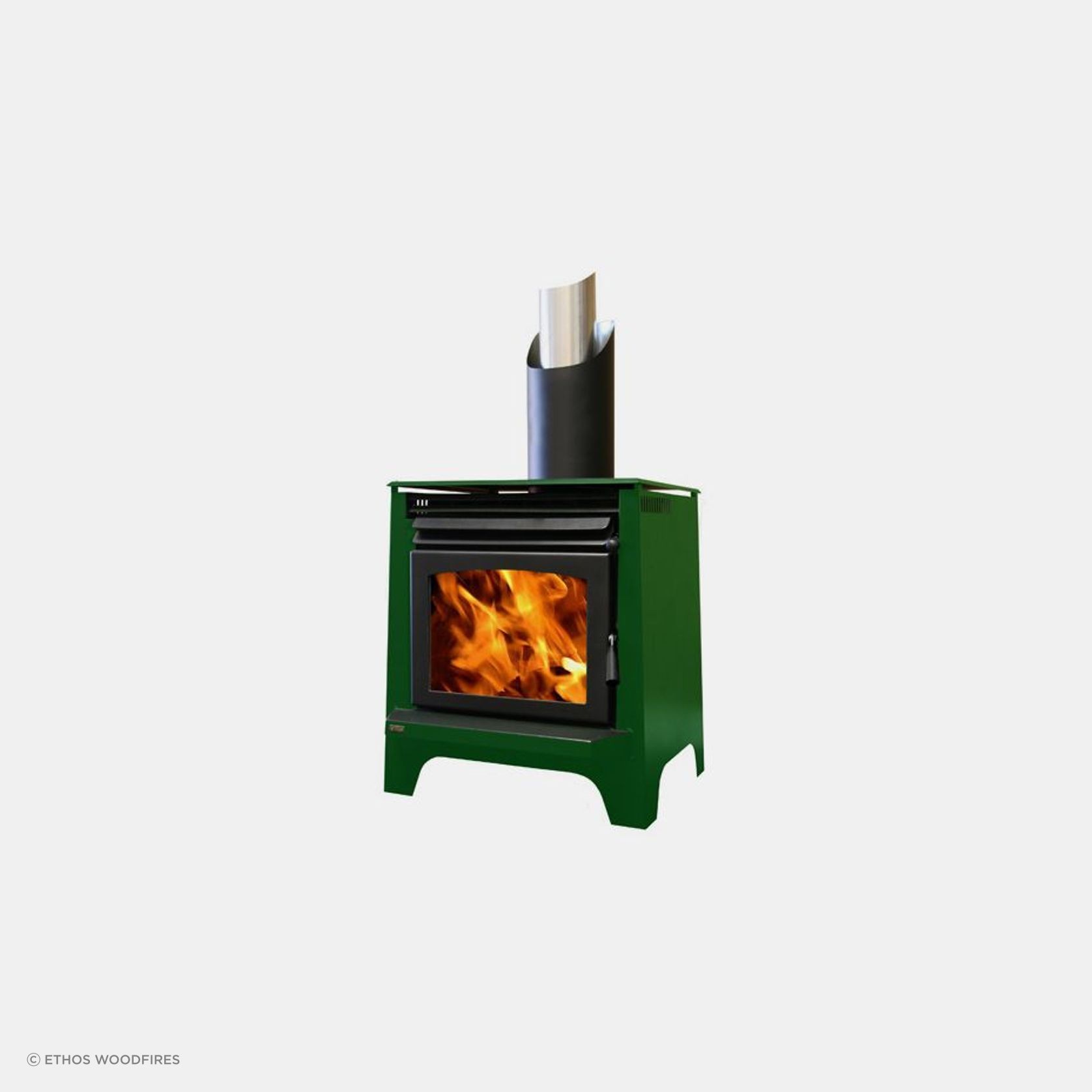 Phoenix Freestanding Wood Fireplace gallery detail image