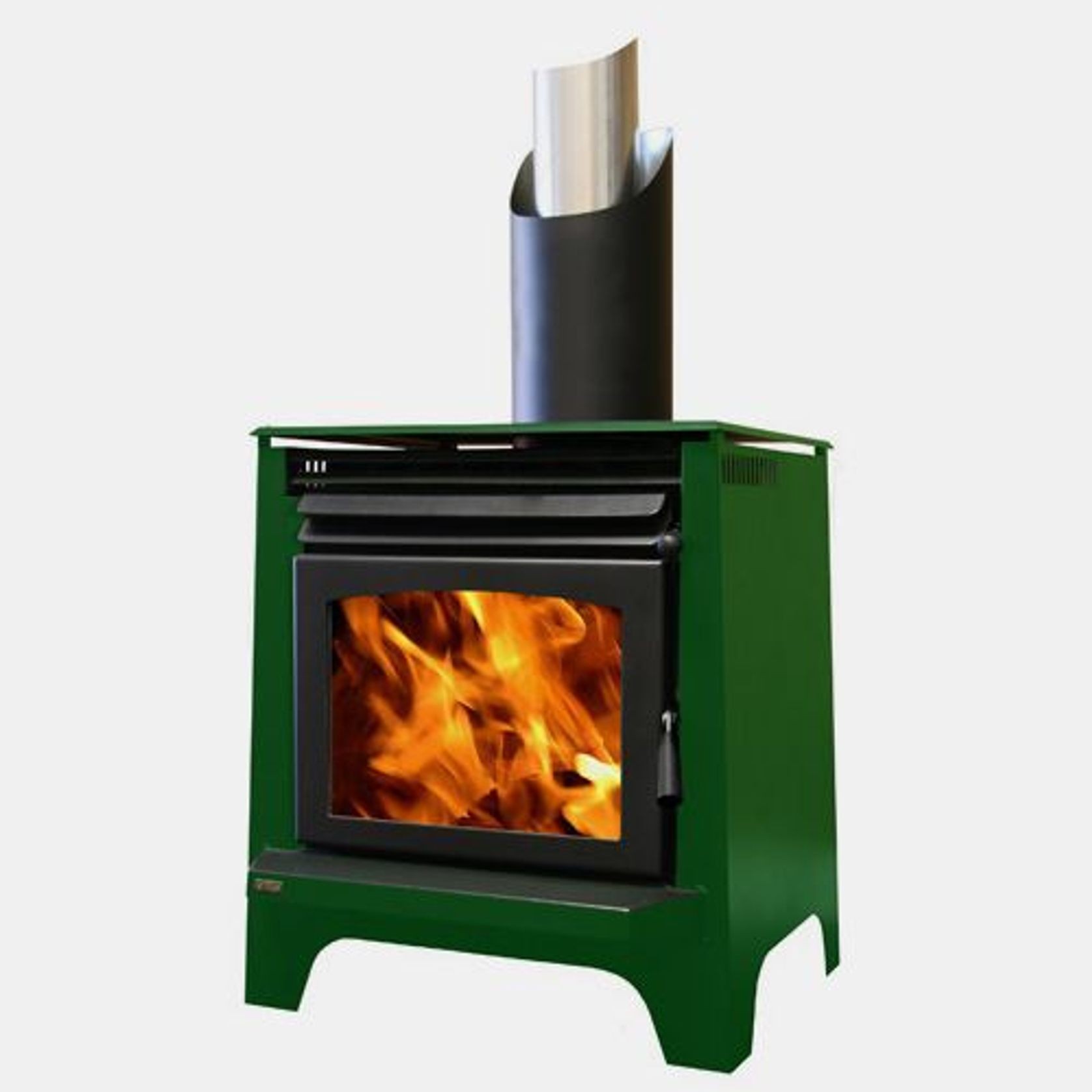 Phoenix Freestanding Wood Fireplace gallery detail image