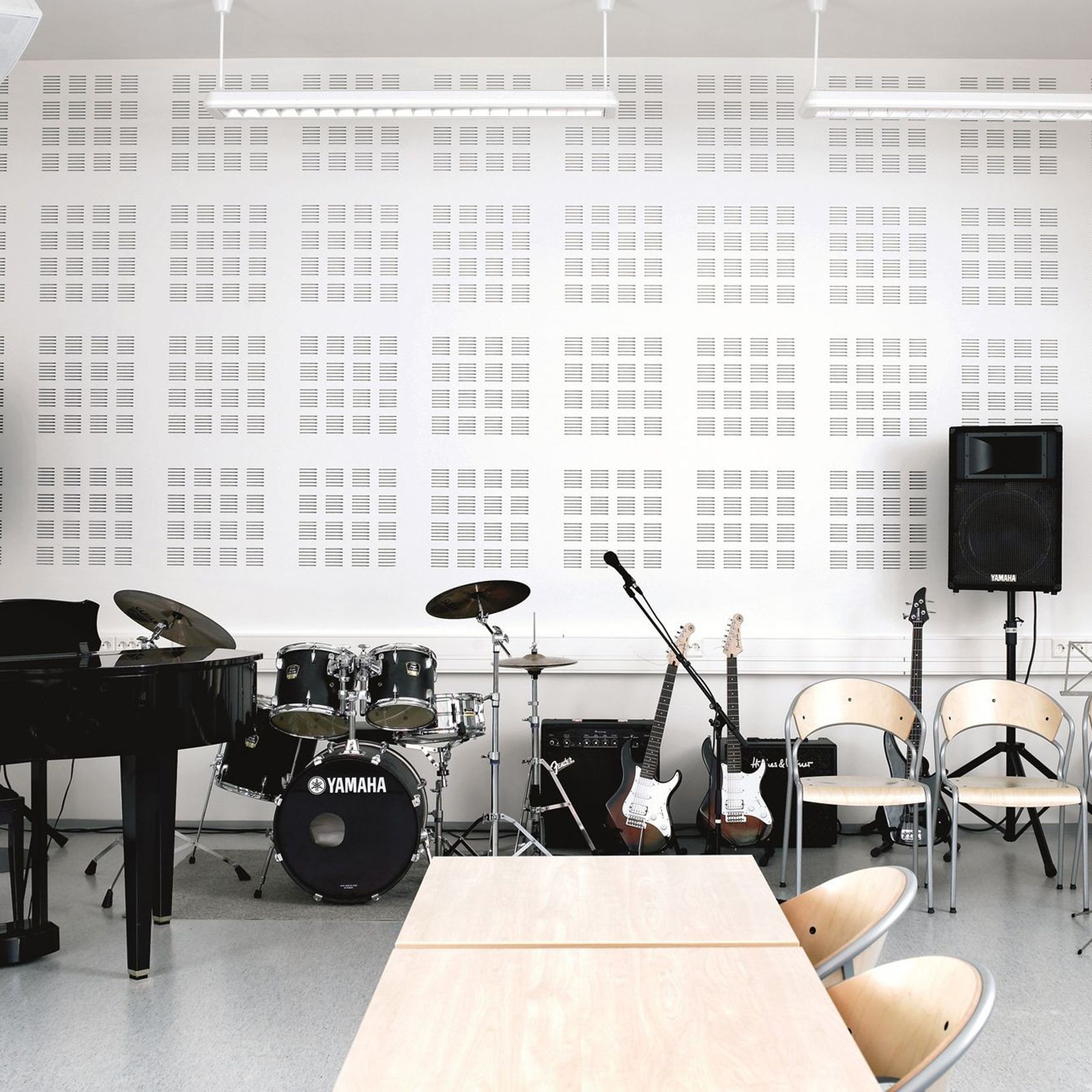 Protone Slotted Minigrid Perforated Plasterboard gallery detail image