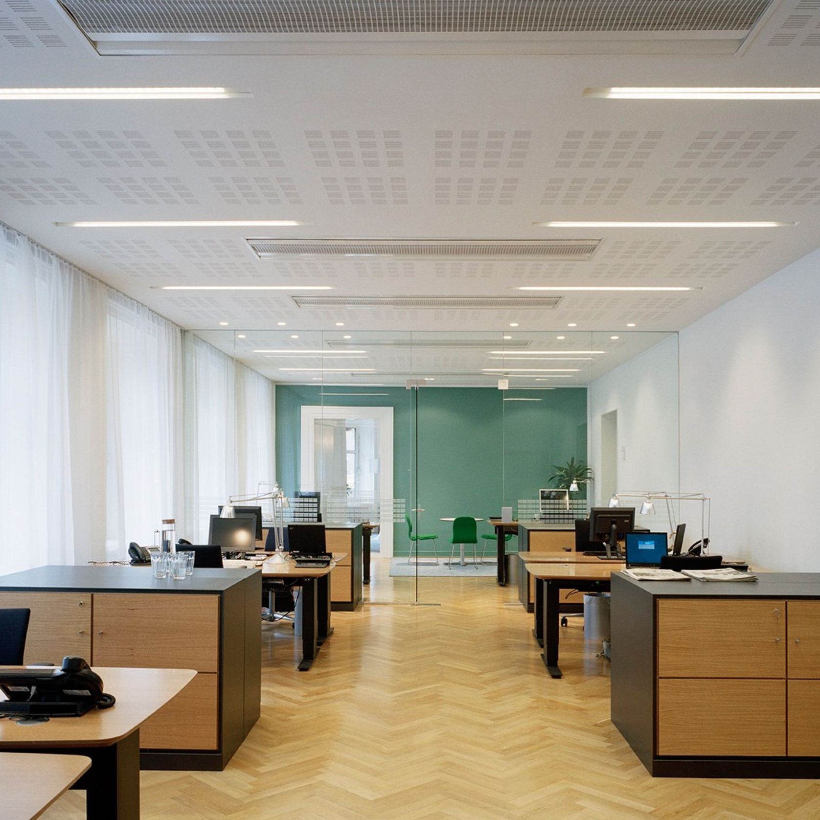 Protone Slotted Minigrid Perforated Plasterboard gallery detail image