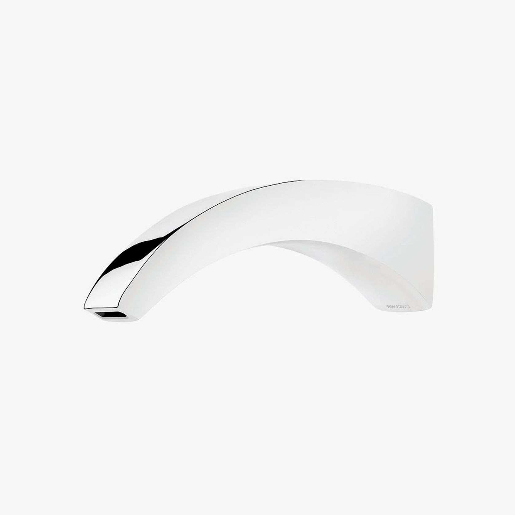 Foreno Solitaire White/Chrome Bath Spout SLT051 gallery detail image