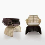 Crinoline Outdoor Armchair Short by B&B Italia gallery detail image