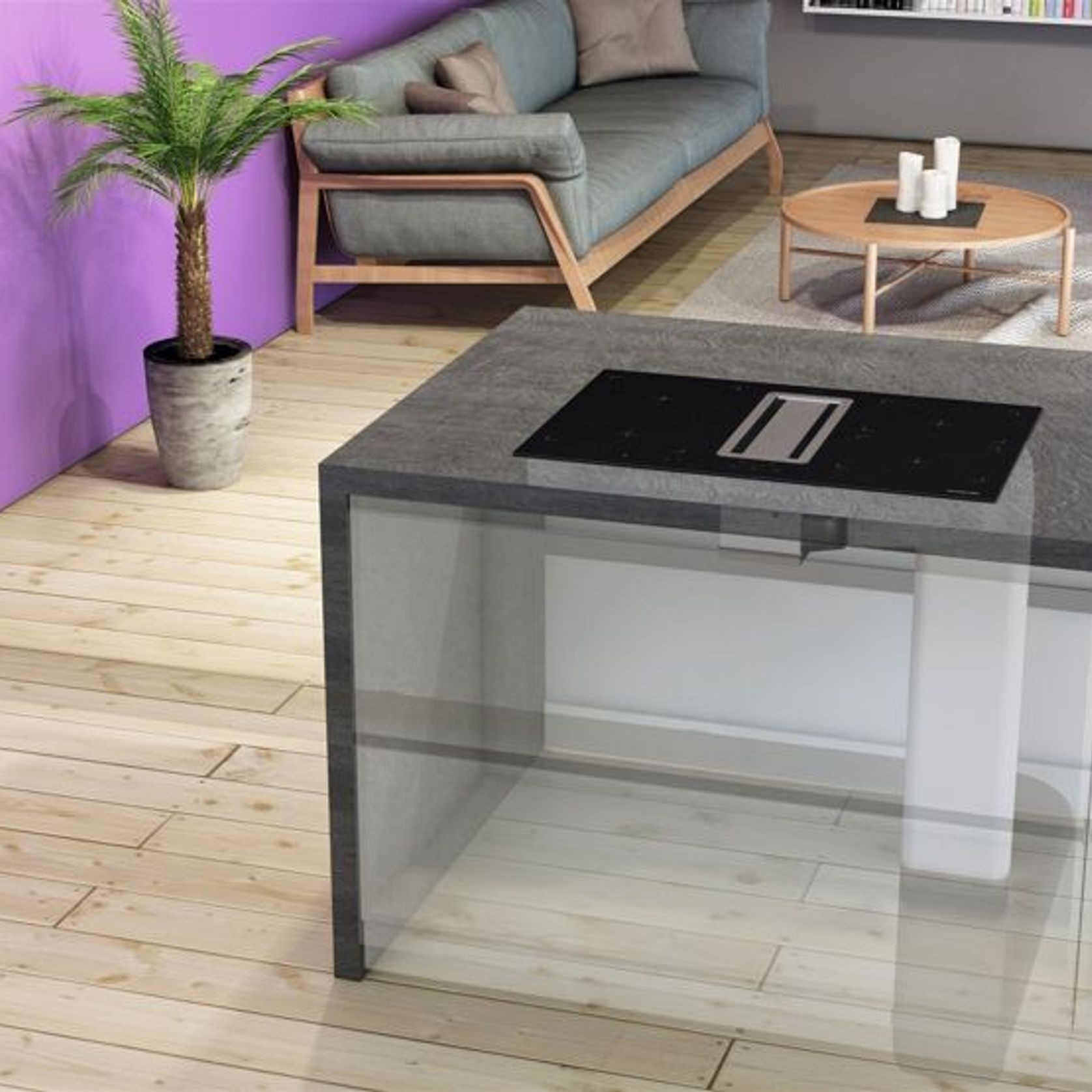 FLOW-IN Induction Hob and Extractor gallery detail image