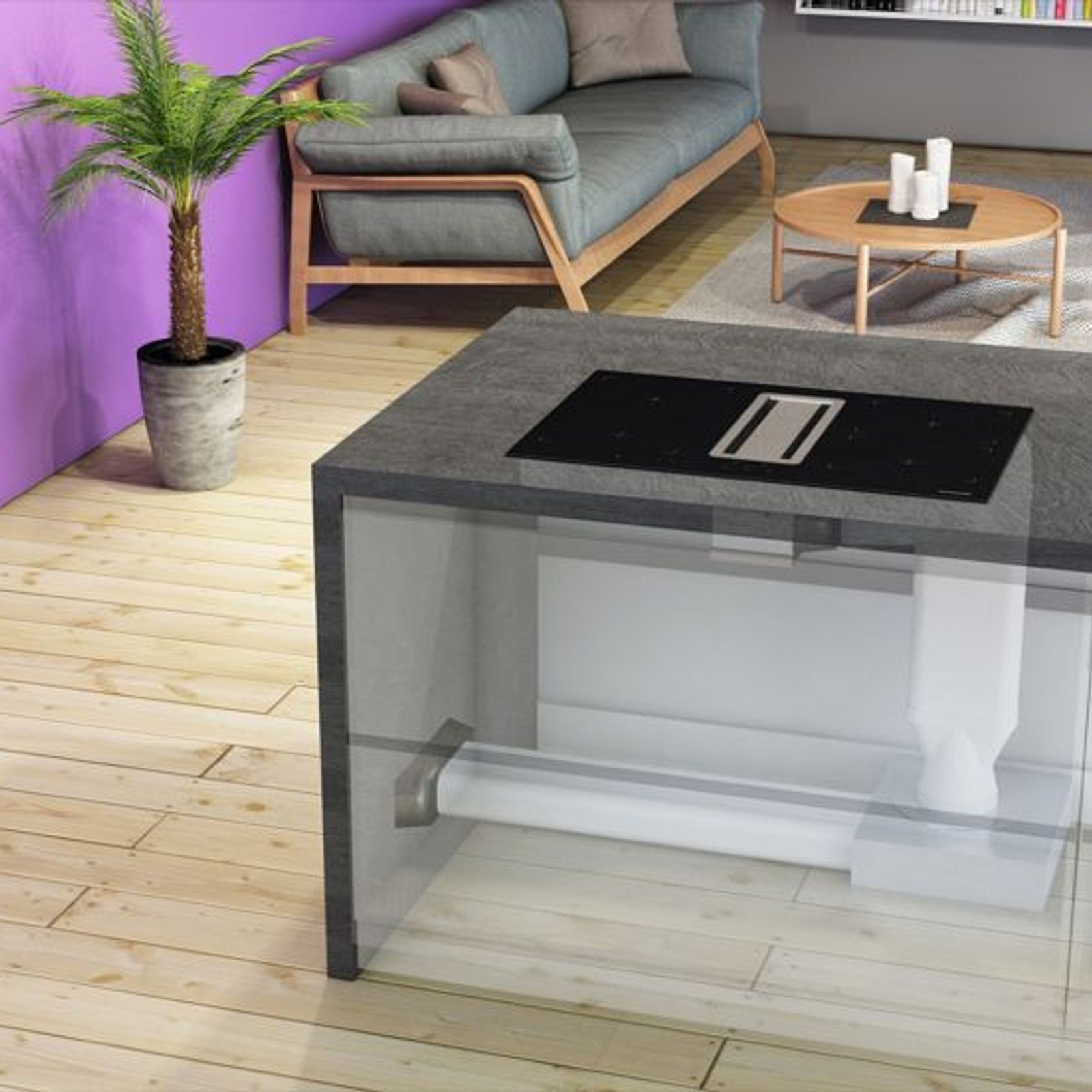 FLOW-IN Induction Hob and Extractor gallery detail image