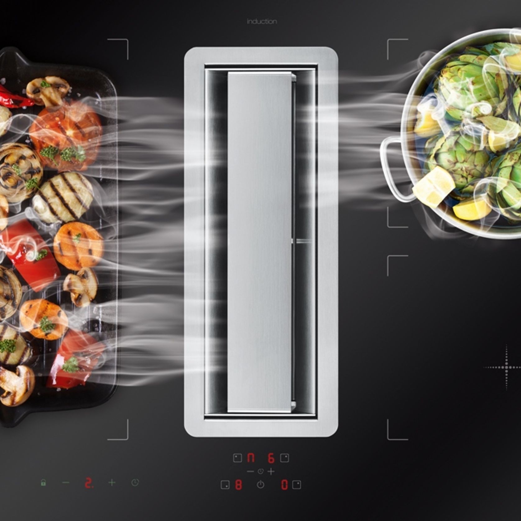 FLOW-IN Induction Hob and Extractor gallery detail image