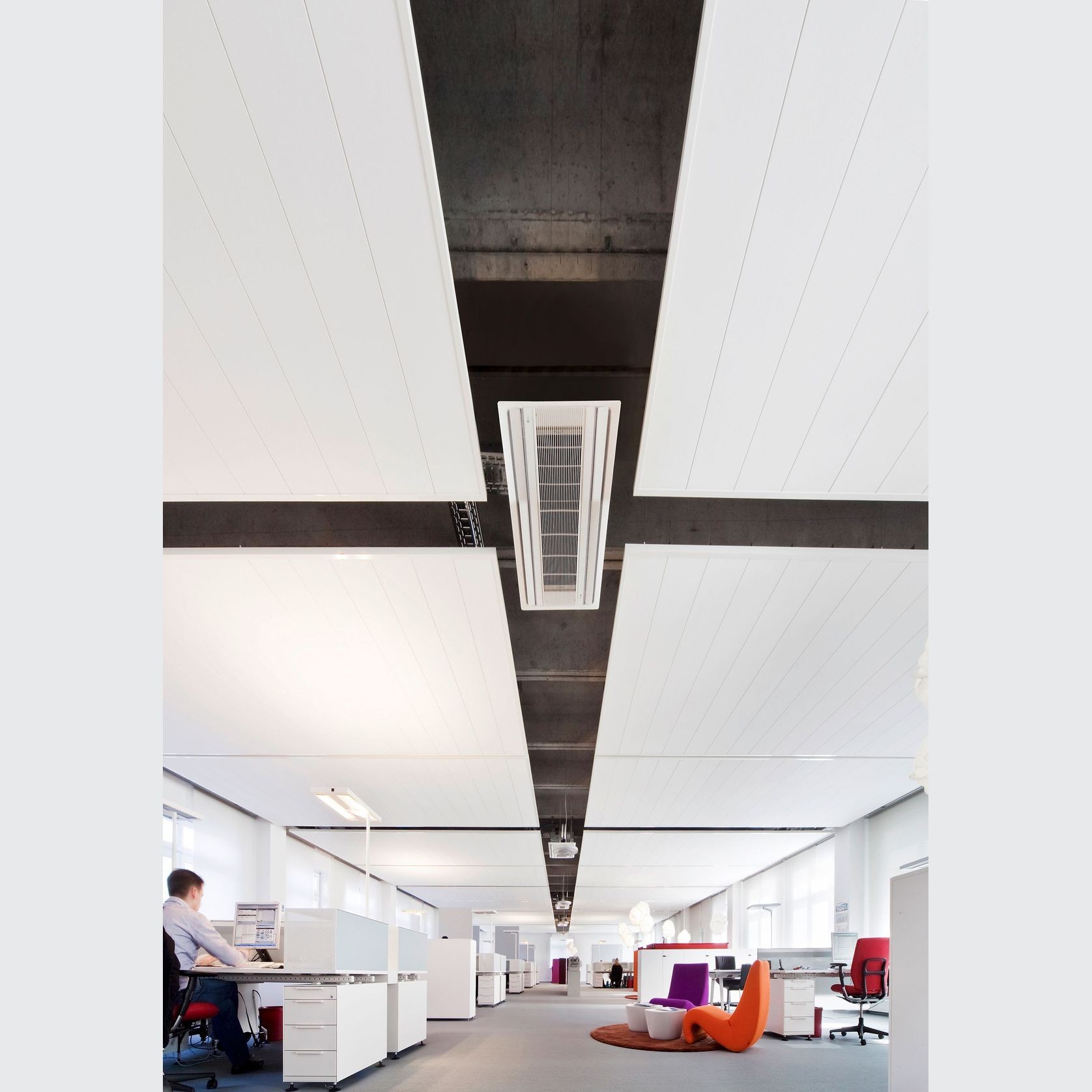 Specialty and Metal Pan Ceiling Panel, AMF Thermatex Sonic Sky gallery detail image