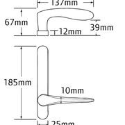 Legge 5400 Series Rubens (56) Door Furniture gallery detail image