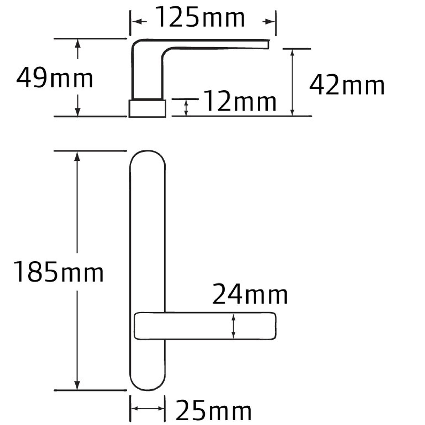 Legge 5400 Series Angelo (57) Door Furniture gallery detail image