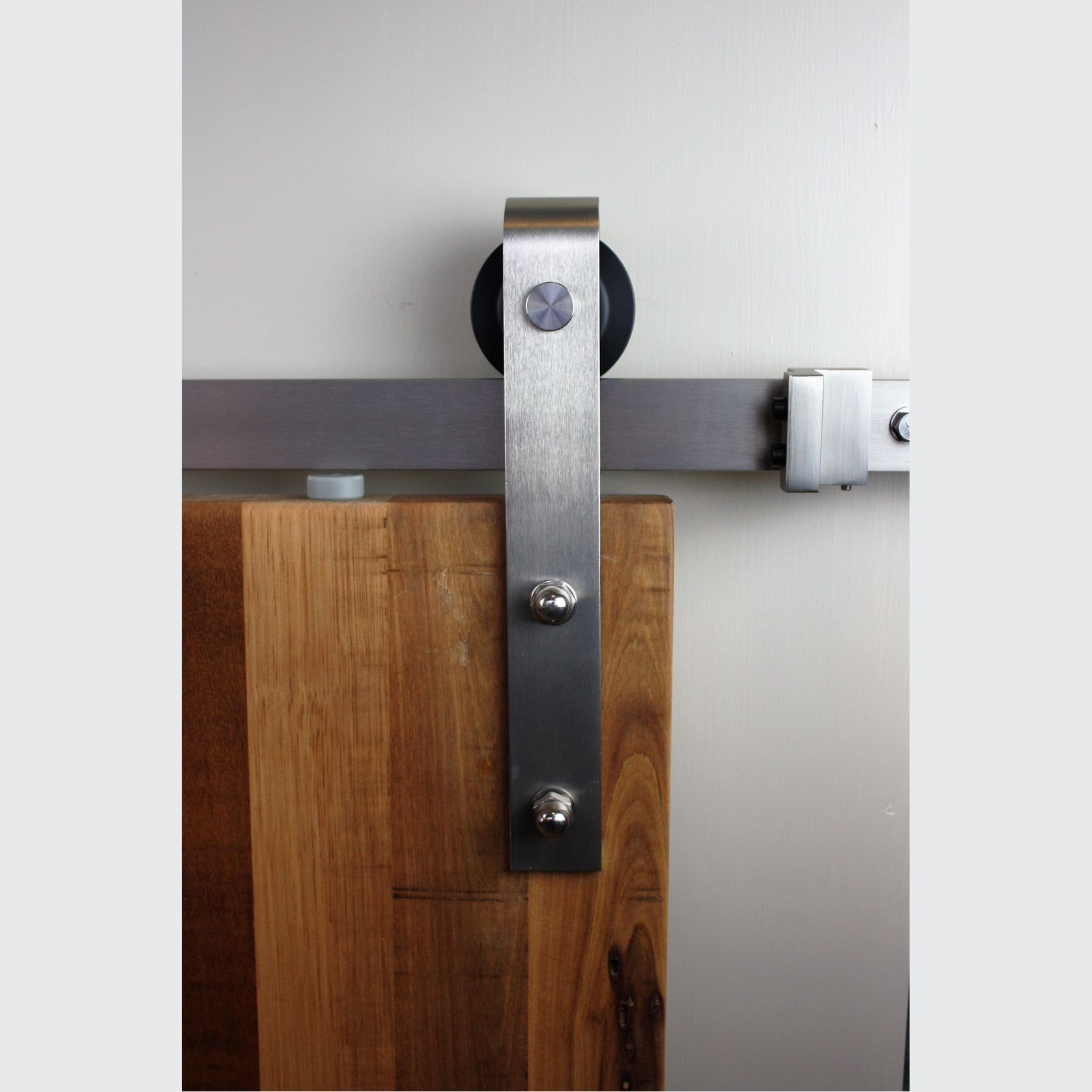 Classic Stainless Steel Barn Door Track gallery detail image