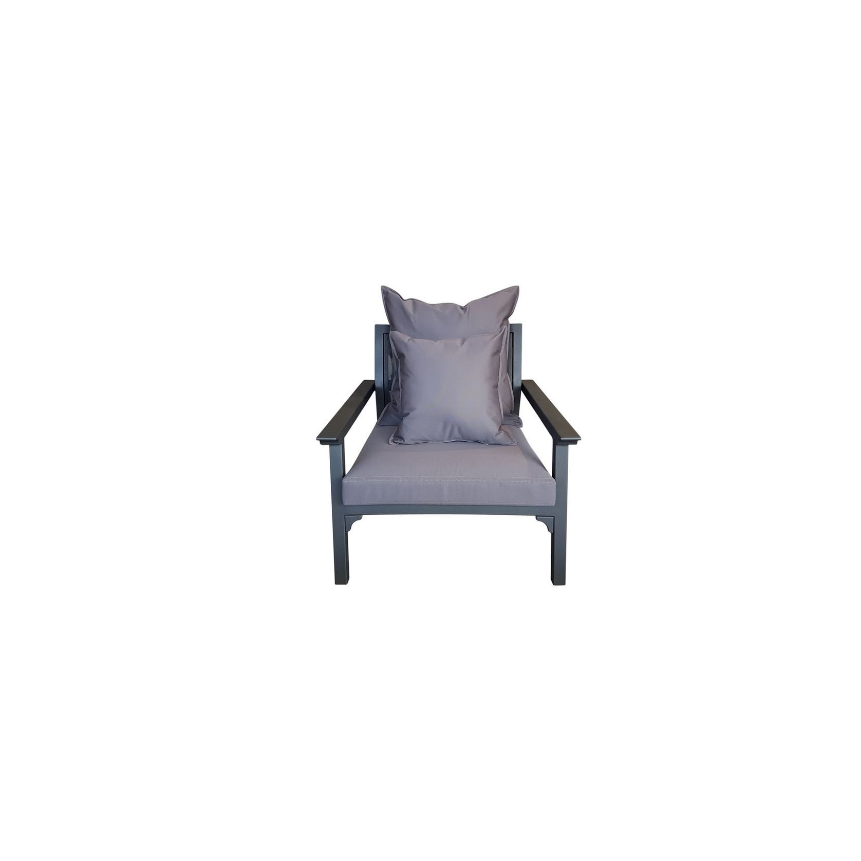 Classique Aluminium Outdoor Chair - Charcoal Frame gallery detail image